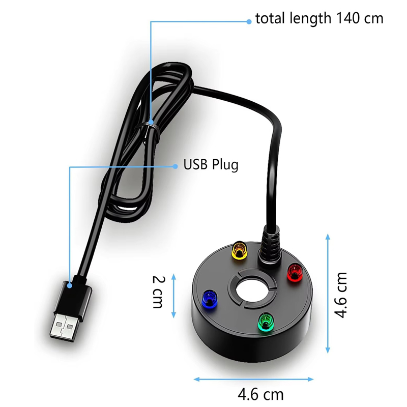 USB 4LED Ultradźwiękowy Wytwor – Terrarium Fogger Ultrasonic recenzja i cena