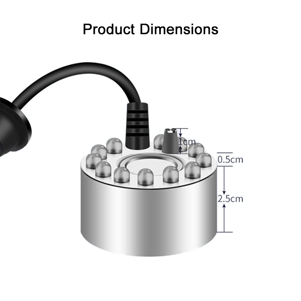 110V 220V ultradźwiękowy gener – Terrarium Fogger Ultrasonic recenzja i cena