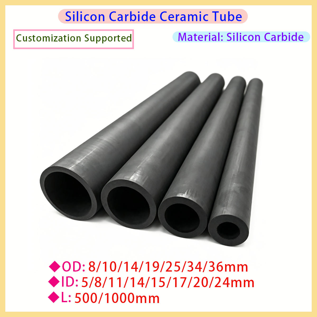 Ceramiczna rura SiC, spiekana  – Ceramic Heat Emitter recenzja i cena